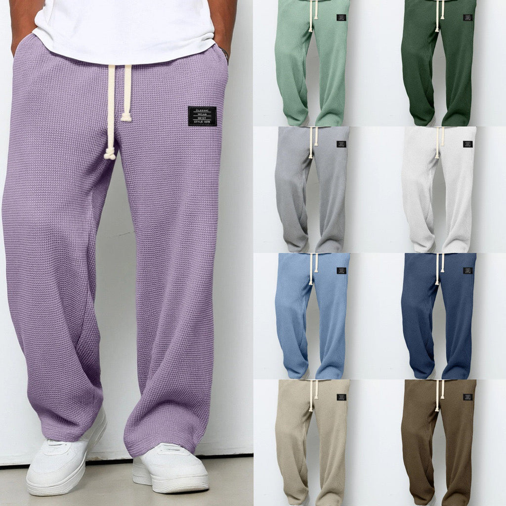 SAMUEL | PANTALONES ANCHOS CON CINTURA AJUSTABLE