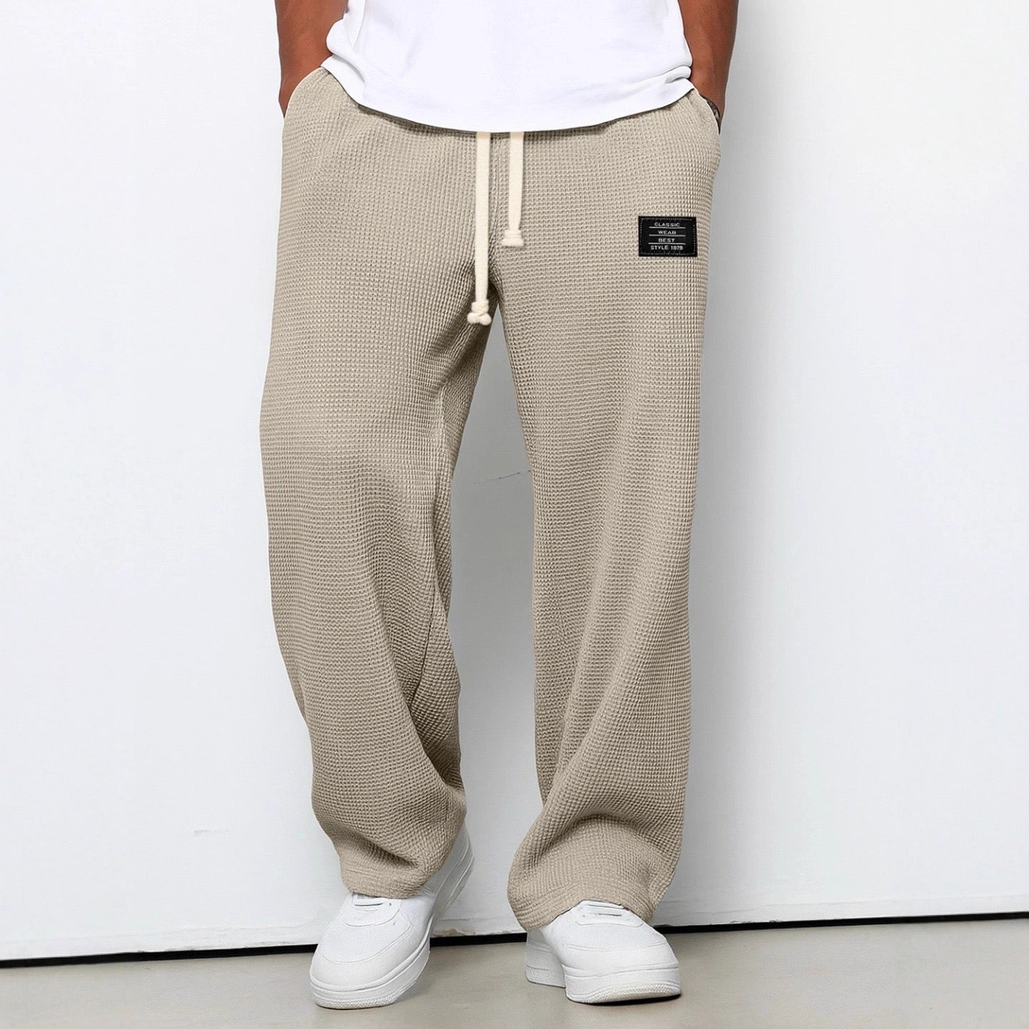 SAMUEL | PANTALONES ANCHOS CON CINTURA AJUSTABLE