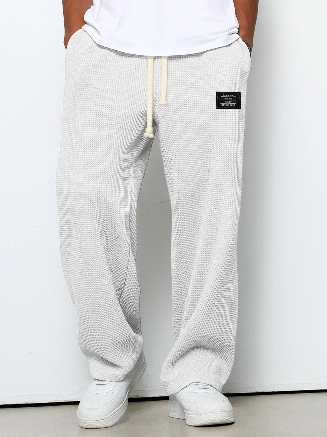 SAMUEL | PANTALONES ANCHOS CON CINTURA AJUSTABLE