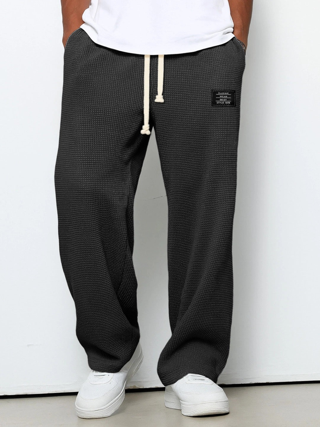 SAMUEL | PANTALONES ANCHOS CON CINTURA AJUSTABLE