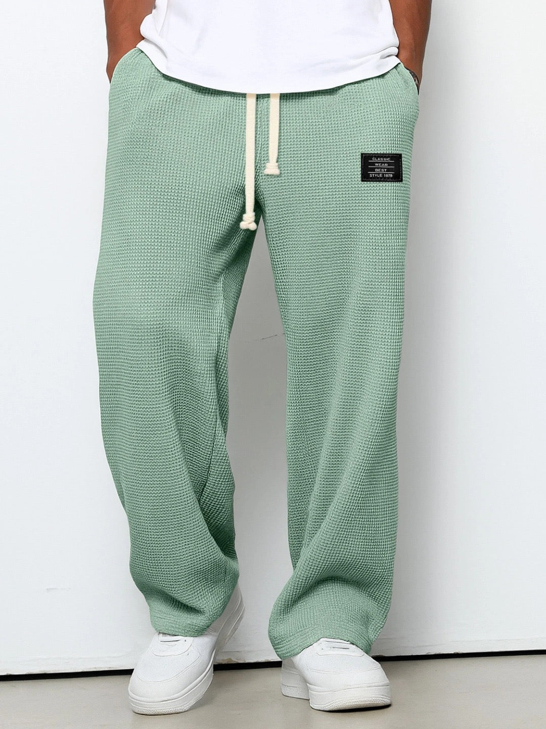 SAMUEL | PANTALONES ANCHOS CON CINTURA AJUSTABLE