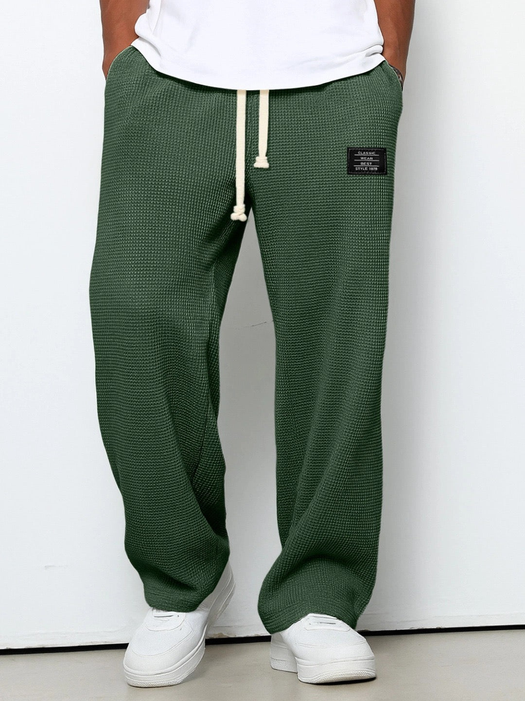 SAMUEL | PANTALONES ANCHOS CON CINTURA AJUSTABLE