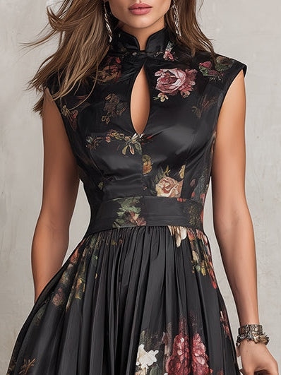 VESTIDO MIDI FLORAL
