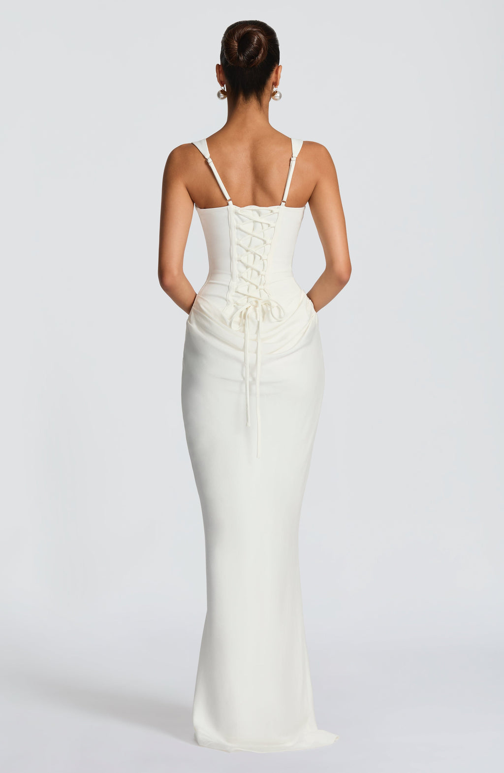 VESTIDO MAXI CORSET ENTALLADO