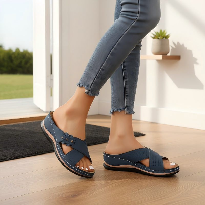 Conforia™ | Sandalias con tacón en cuña, ligeras y estables, para una comodidad que dura todo el día