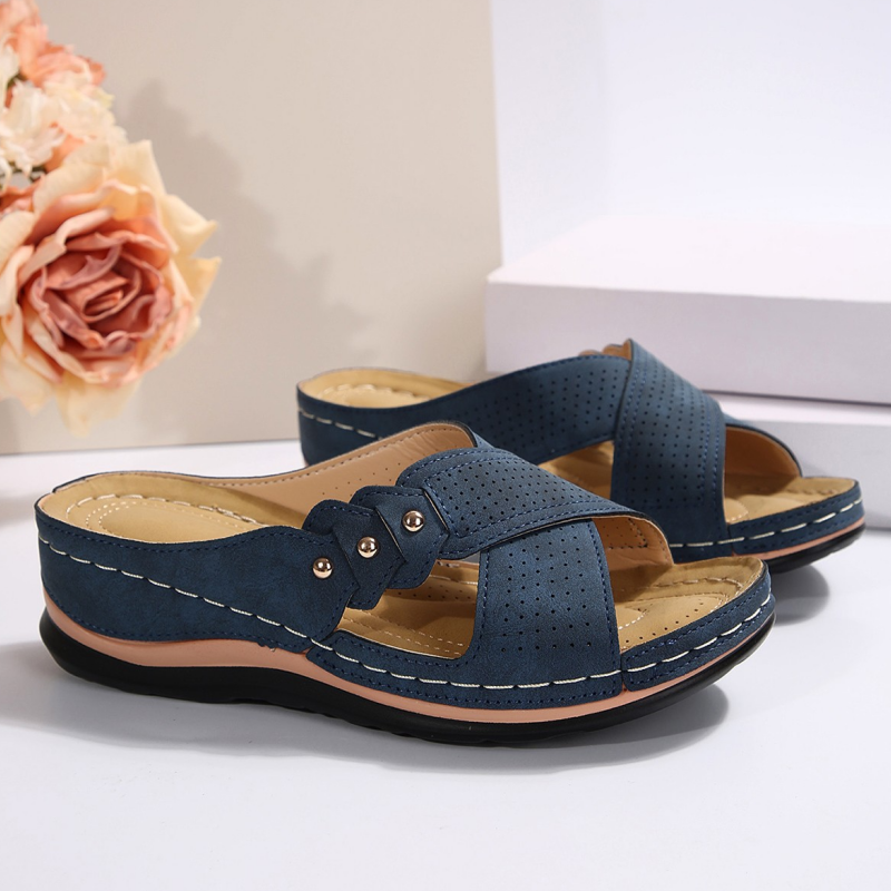 Conforia™ | Sandalias con tacón en cuña, ligeras y estables, para una comodidad que dura todo el día